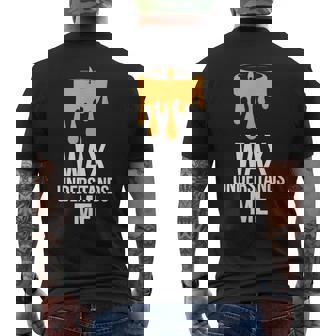 Candle Maker Wax Understands Me Candle Making Men's Back Print T-Shirt | Mazezy