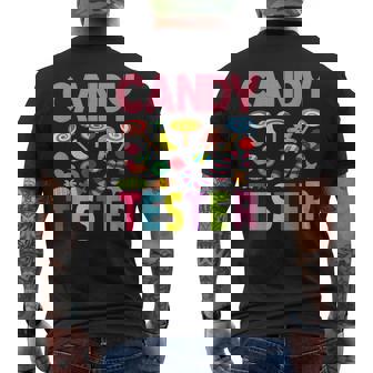 Candy Tester- Sweet Lovers Men's T-shirt Back Print - Monsterry