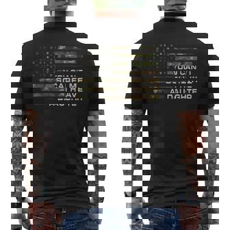 You Can’T Scare Me I Have A Daughter Father’S Day Dad Men's T-shirt Back Print - Monsterry