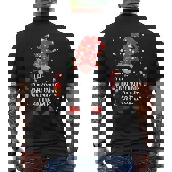 The Canyoning Gnome Matching Family Christmas Gnome Pajama Men's Back Print T-Shirt | Mazezy