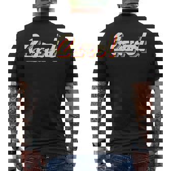 Carol アイデア レトロ ファーストネーム ヴィンテージ キャロル メンズTシャツ バックプリント - Kawaiitshirt