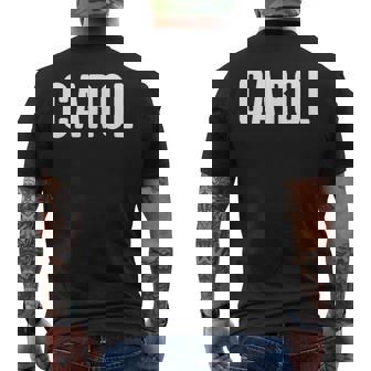 Carol アイディア ファーストネーム キャロル メンズTシャツ バックプリント - Kawaiitshirt