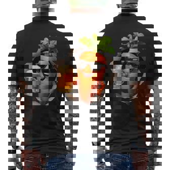 Carrot Beer Men's Back Print T-Shirt | Mazezy