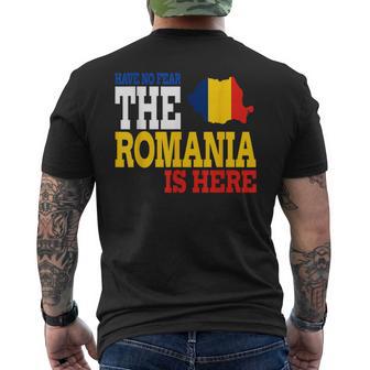 Carte De La Roumanie Drapeau De La Roumanie T-shirt imprimé au dos - Cadeauxyz