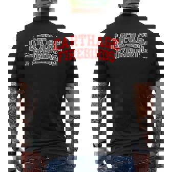 Carthage College Firebirds Apparel Sports Fan Men's T-shirt Back Print | Mazezy