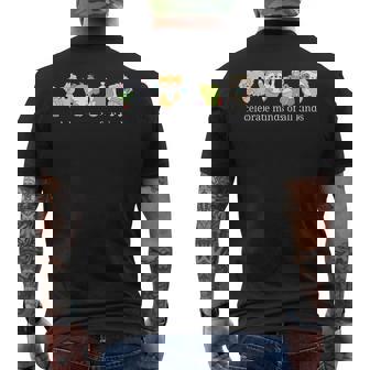 Celebrate Minds Of All Kinds Cute Animal SPED Neurodiversity Men's Back Print T-Shirt | Mazezy