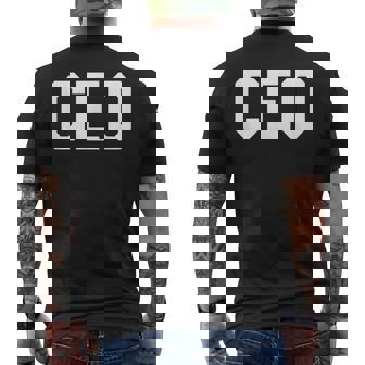 Ceo 最高経営責任者 ボス メンズTシャツ バックプリント - Kawaiitshirt