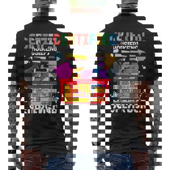 Certified Housekeeping Supervisor Heart Appreciation Men's Back Print T-Shirt - Monsterry