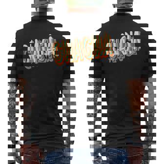 Chacha Chachu Uncle Desi Indian Pakistani Eid Men's Back Print T-Shirt | Mazezy