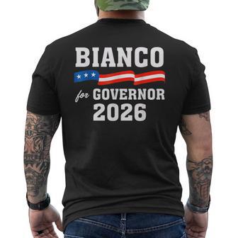Chad Bianco For Governor Of California 2026 Men's T-shirt Back Print | Mazezy