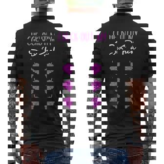 Check Out My 6パック ブドウ柄 メンズTシャツ バックプリント - Kawaiitshirt