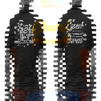 Cheers To The Freakin' New Year New Years Eve 2026 Fireworks Men's T-shirt Back Print | Mazezy