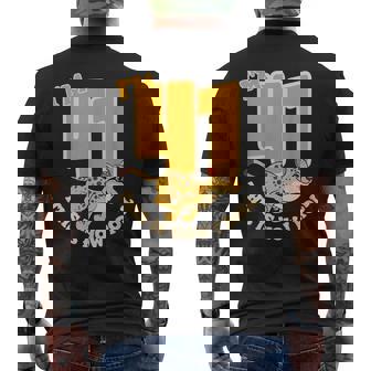 Cheetah 41st Birthday Party Jungle Safari Wild Cat Wildlife Men's Back Print T-Shirt | Mazezy