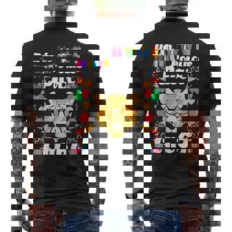 Cheetah 67th Birthday Party Wild Cat Jungle Wildlife Safari Men's Back Print T-Shirt | Mazezy