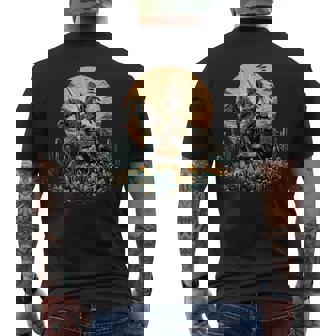 Cheval Amérindien Guerrier Indien Chef Indien Tribu T-shirt imprimé au dos - Cadeauxyz