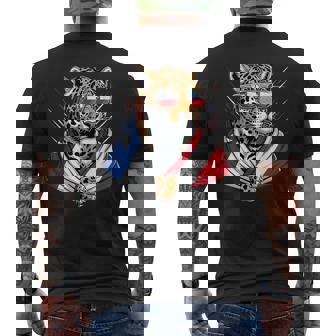 Chile Flag Chilean Flag Chilean Pride Chilean Roots Men's Back Print T-Shirt | Mazezy