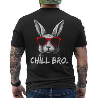 Chill Bro Cooler Hase Mitonnenbrille Gamer Hasen Ostern T-Shirt mit Rückendruck - Geschenkecke