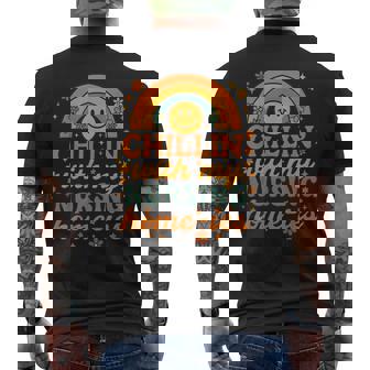 Chillin' With My Nursing Home-Ies Nursing Home Staff Men's T-shirt Back Print | Seseable UK