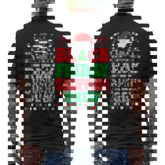 Christmas Friday Shopping Crew Family Matching Xmas Men's Back Print T-Shirt | Mazezy