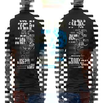 Christmas Step Dad Is My Name Fishing Is My Game Family Men's Back Print T-Shirt | Mazezy