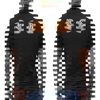 Cinnamon Rolls Boobs Cinnamon Rolls Men's T-shirt Back Print - Monsterry