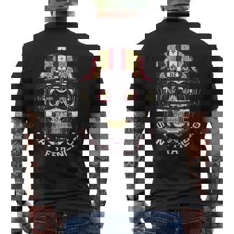 Clasiic Sugar Skull San Francisco Men's Back Print T-Shirt | Mazezy