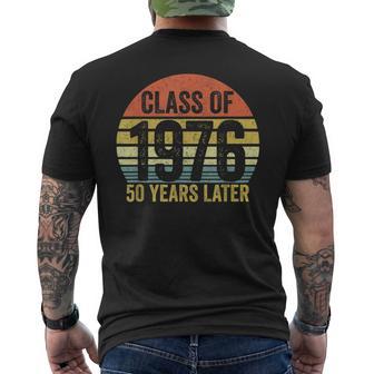 Class Of 1976 50 Years Later Reunion Alumni Graduation Men's T-shirt Back Print - Monsterry