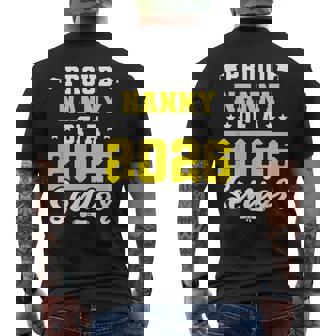 Class Of 2026 Senior Year Graduate Proud Nanny Senior 2026 Men's Back Print T-Shirt | Mazezy