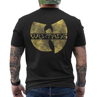 Classic Distressed Wu Men's T-shirt Back Print | Seseable UK