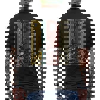 Classic Motorcycle Biker Retro Ride Men's Back Print T-Shirt | Mazezy