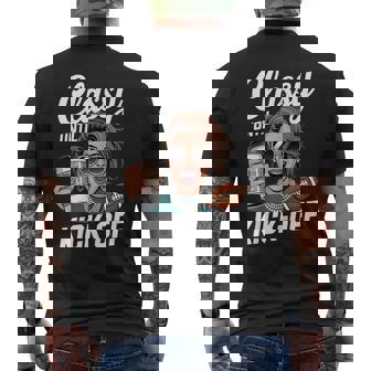 Classy Until Kick-Off Cute Football Mom Game Day Men's Back Print T-Shirt | Mazezy