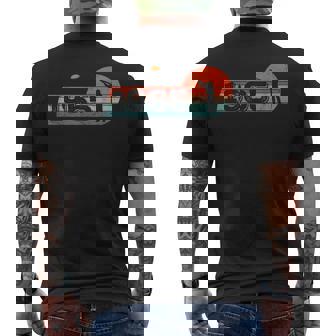 Clay Skeet Pigeon Shooting Vintage 1965 Birthday Clay Pigeon Men's Back Print T-Shirt | Mazezy