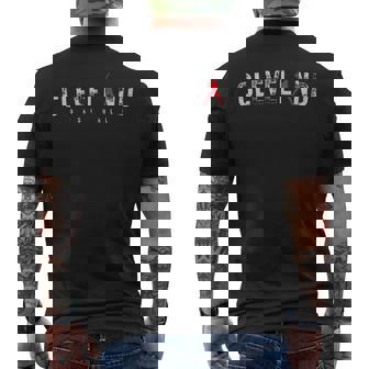 Cleveland City Baseball Vintage Ballbase Men's T-shirt Back Print | Seseable CA