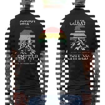 I Climbed Cotopaxiummit Club ハイキング エクアドルハイキング 長袖tシャツ メンズTシャツ バックプリント - Kawaiitshirt