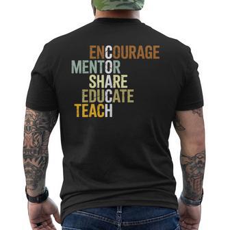 Coach Definition Best Coaches Team Sports Men's T-shirt Back Print - Seseable