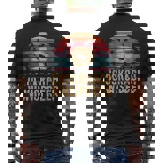 Cockroach Whisperer Retro Vintage Cockroach Lover Men's Back Print T-Shirt | Mazezy