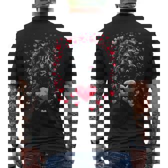 Coeur De Chien Terre-Neuve Pour Laaint-Valentin T-shirt imprimé au dos - Cadeauxyz
