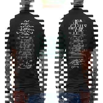 Collector's Club Rock Collecting Season Geologist Minerals Men's Back Print T-Shirt | Mazezy