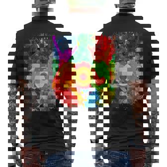 Color Mashup Wild Celebrations Happy Holi メンズTシャツ バックプリント - Kawaiitshirt