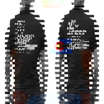 This Is My Colorado Pajama Shirt T-Shirt Men's Back Print T-Shirt | Mazezy