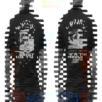 Computer Nerd Tech Support Humor IT Geek Programmer Tank Top Men's Back Print T-Shirt | Mazezy