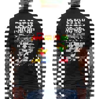 Concritta In Inglese I'm 2 Birthday Boy 2Nd Bday Trains Cars Airplanes T-shirt da uomo con stampa posteriore - Novitaregali