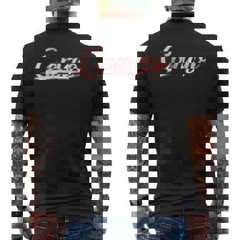 Congo African Nation Jungle Wildlife Vintage Varsity Men's Back Print T-Shirt | Mazezy