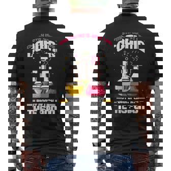 Cook-Chemistry Is Just Like Cooking But Don't Lick The Spoon Men's Back Print T-Shirt | Mazezy