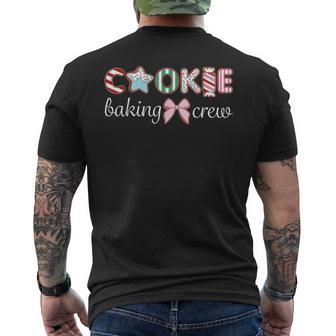 Cookie Baking Crew Bow Cute Theme Family Men's T-shirt Back Print - Thegiftio