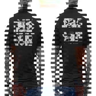 Cool Deusult God Wills It Meme Crusade メンズTシャツ バックプリント - Kawaiitshirt