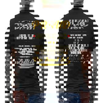 Cool Family '26 Graduation Volleyball Player Sister In Law Men's Back Print T-Shirt | Mazezy