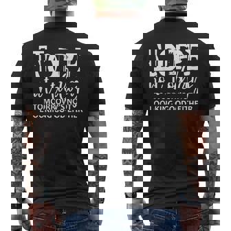 Cool Nope Not Today Tomorrow Not Looking Good Either Men's T-shirt Back Print - Monsterry