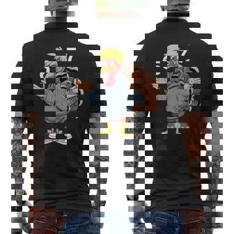 Cool Turkey 67 Hip Hop 67 Thanksgiving Men's Back Print T-Shirt | Mazezy