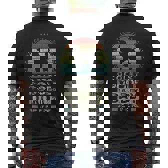 Coolest Poodle Daddy Ever Father's Day Dad メンズTシャツ バックプリント - Kawaiitshirt